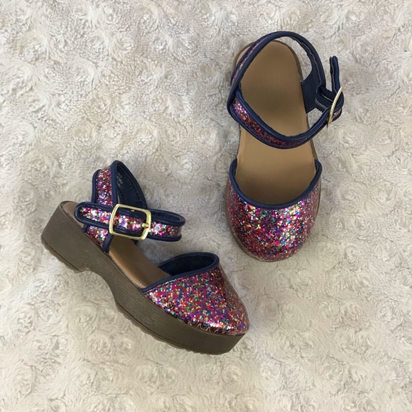 GAP Other - Baby Gap Glitter Clogs Toddler Girl Size 5 Blue